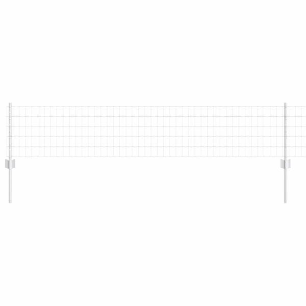 Gartenzaun Set Set mit 3 Galvanisierter Stahl Mittel Erweiterbar