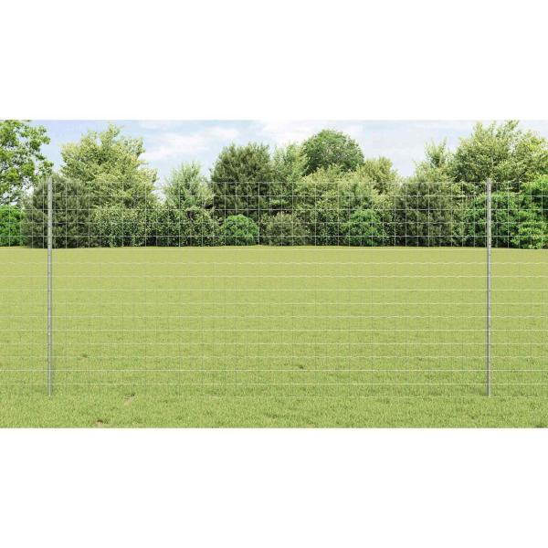 Gartenzaun Set Set aus 2 Verzinkter Stahl 10 x 1,2 m Langlebig
