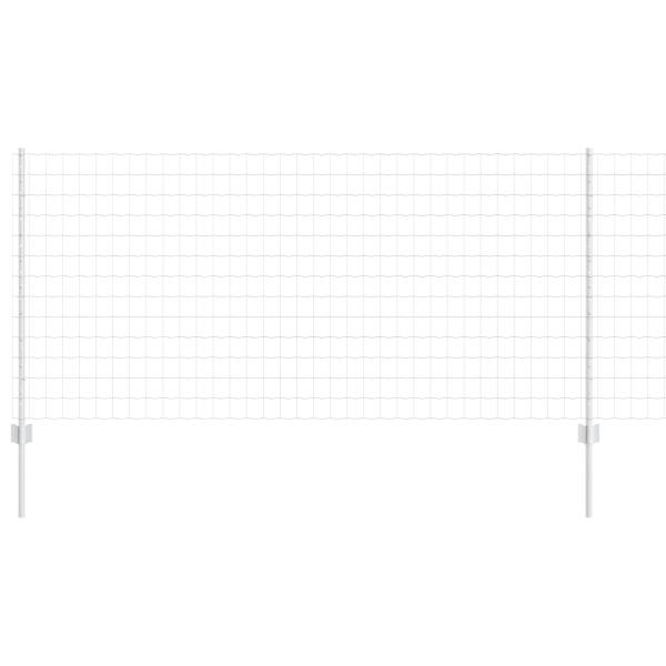 Zaun Set Set aus 2 Verzinkter Stahl 25 x 1 m Robust Zaun Set