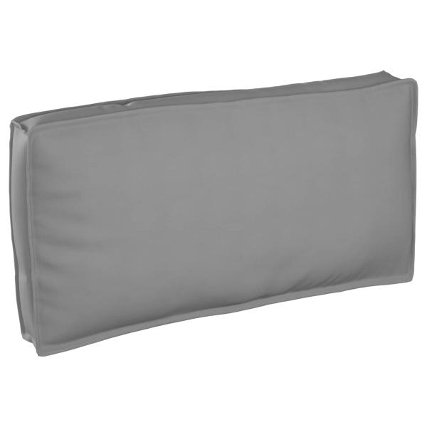 ARDEBO.de - Palettenkissen für Sitz-/Rückenstütze Grau 120x60x12 cm Oxford Stoff