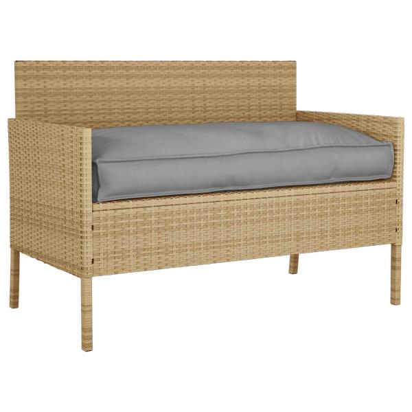 Palettenkissen für Sitz-/Rückenstütze Grau 120x60x12 cm Oxford Stoff