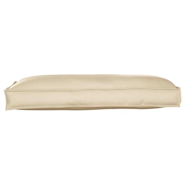 ARDEBO.de - Palettenkissen für Sitz/Rückenlehne Beige 120x60x12 cm Oxford-Stoff
