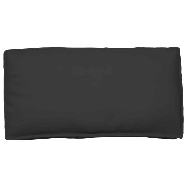 ARDEBO.de - Palletkissen für Sitz-/Rückenlehne Schwarz 120x60x12 cm Oxford-Stoff