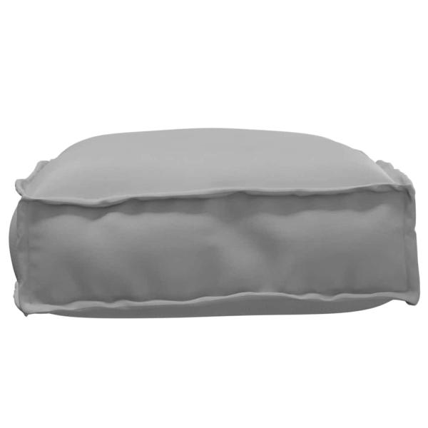 Pallet Kissen für Sitz Grau 60x40x8 cm Oxford-Stoff