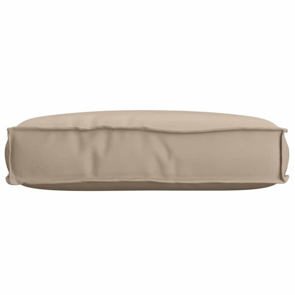 ARDEBO.de - Pallet Kissen für Sitz Taupe 60x40x8 cm Oxford-Gewebe
