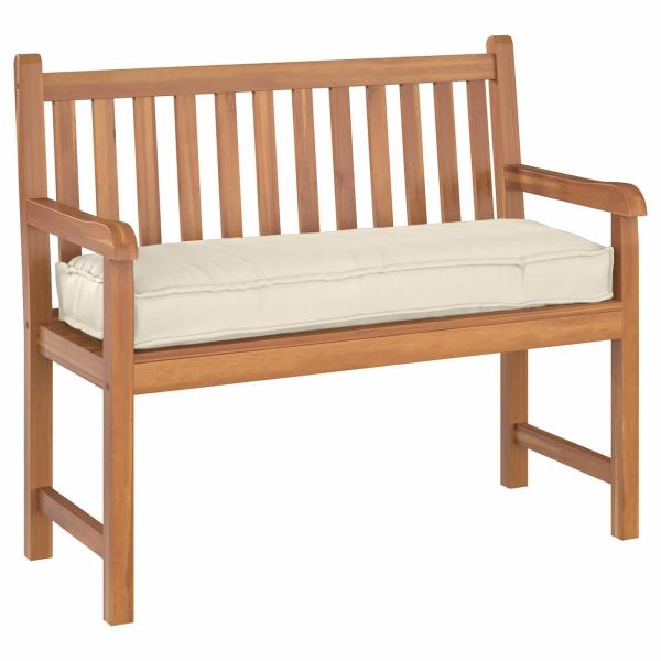 ARDEBO.de - Pallet Cushion für Bank Creme 120x40x8 cm Oxford-Stoff