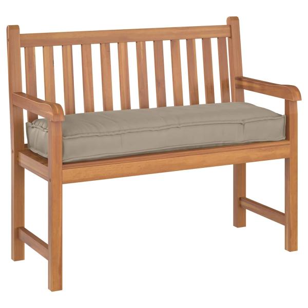 ARDEBO.de - Pallet Kissen für Bank Taupe 120x40x8 cm Oxford Stoff