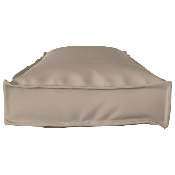 Kissen Taupe 120 x 40 x 8 cm Oxford-Stoff