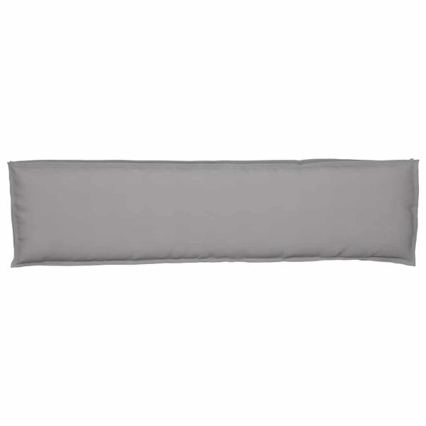 Outdoorkissen Grau Polyester 150 cm x 40 cm x 7 cm Kissen
