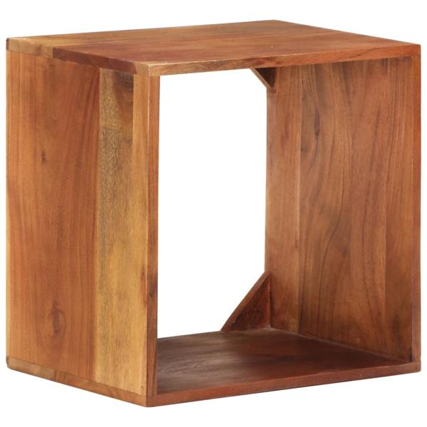 ARDEBO.de - Wandregal 40x30x40 cm Massivholz Akazie
