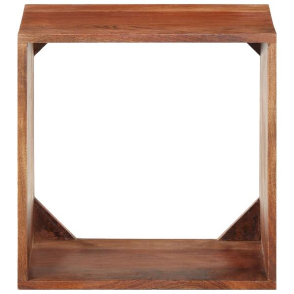 Wandregal 40x30x40 cm Massivholz Akazie