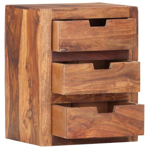 Nachttisch 40x30x50 cm Massivholz Mango
