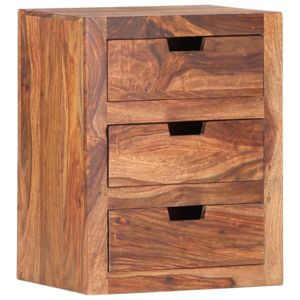 Nachttisch 40x30x50 cm Massivholz Mango