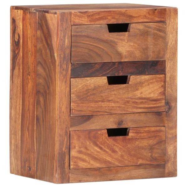 Nachttisch 40x30x50 cm Massivholz Mango