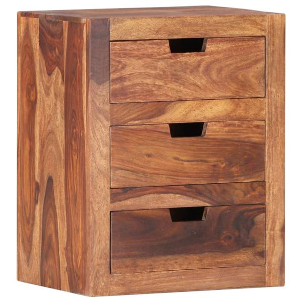 Nachttisch 40x30x50 cm Massivholz Mango