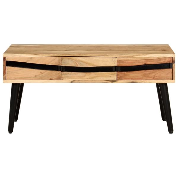 Couchtisch 88x50x42 cm Akazie Massivholz