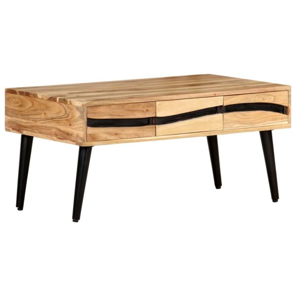 Couchtisch 88x50x42 cm Akazie Massivholz