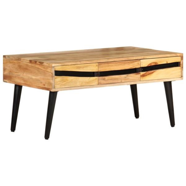 Couchtisch 88x50x42 cm Akazie Massivholz