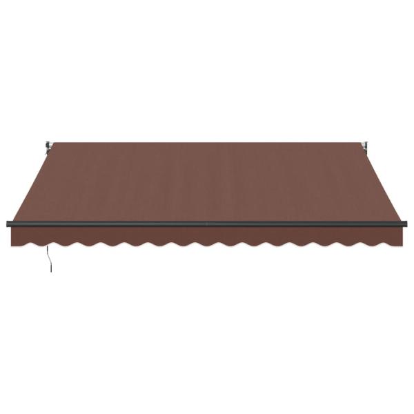 ARDEBO.de - Markise Manuell Braun 400x300 cm