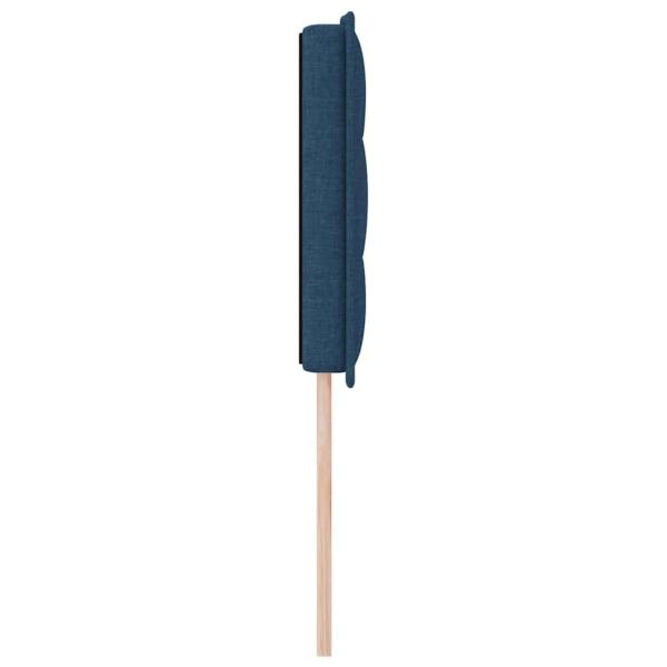 LED Kopfteil Linien Design Blau 72 cm Stoff