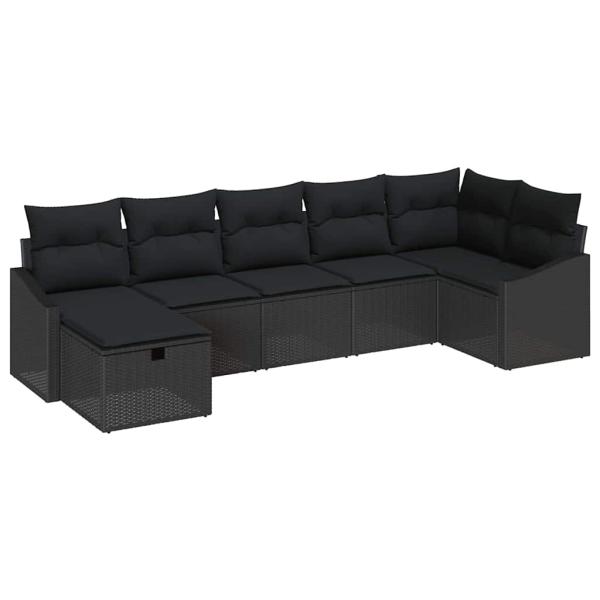 Sofa Set 7 Stk. Poly-Rattan