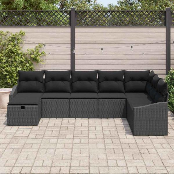 Sofa Set 8 Stk. Poly-Rattan