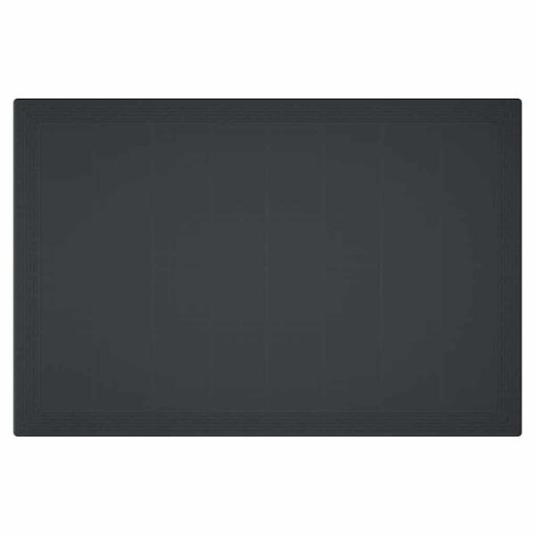 5-teiliges Garten Essgruppe mit Kissen Anthrazit Poly Rattan