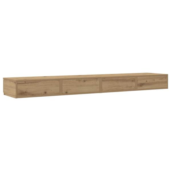 Nachttisch mit Schubladen Artisan Eiche 200x36,5x16,5 cm Holzwerkstoff