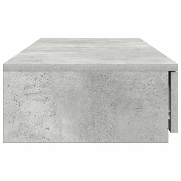 Bett Schubladen Beton Grau 120x36,5x16,5 cm