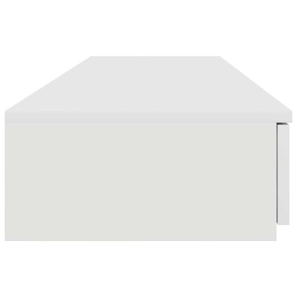 Nachttisch Weiß 160x36,5x16,5 cm aus MDF
