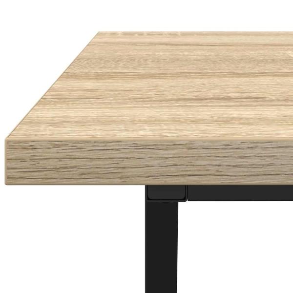 Couchtisch Sonoma Eiche 100x50x40 cm aus Holzwerkstoff und Metall
