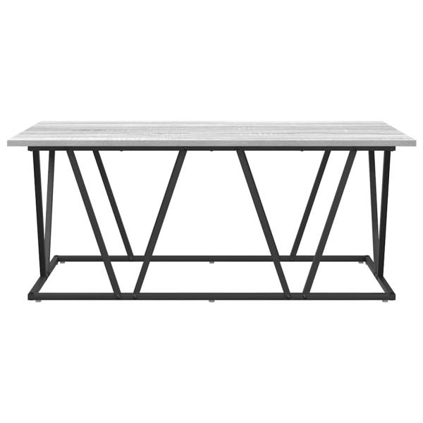 Grau Sonoma Couchtisch 100x50x40 cm Aus Holzwerkstoff und Metall