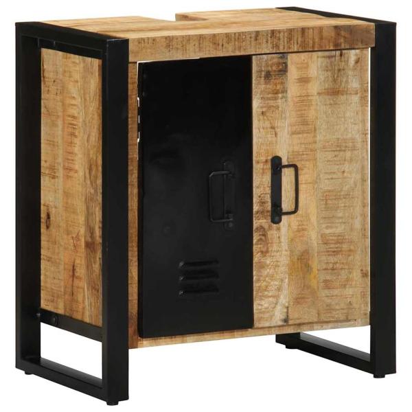 Badezimmerschrank 55x35x60 cm Massivholz roh