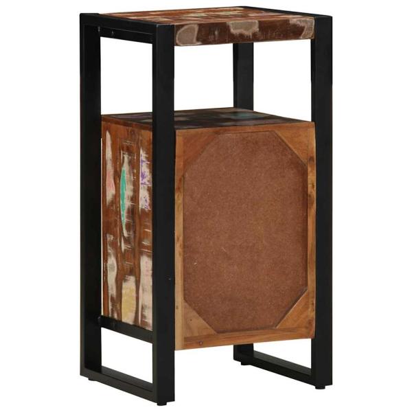 Badschrank Mehrfarbig 40x35x75 cm Massivholz Recycelt