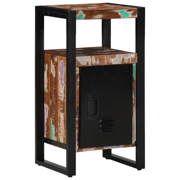 Badschrank Mehrfarbig 40x35x75 cm Massivholz Recycelt