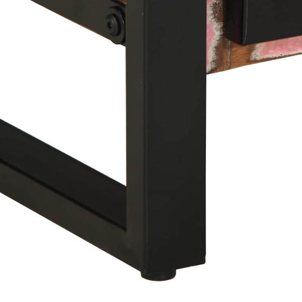 Badschrank Mehrfarbig 40x35x75 cm Massivholz Recycelt