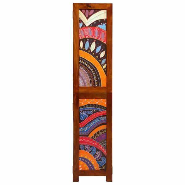 Raumteiler 3 Paneele Honigbraun 35x1,5x160 cm Massivholz Akazie