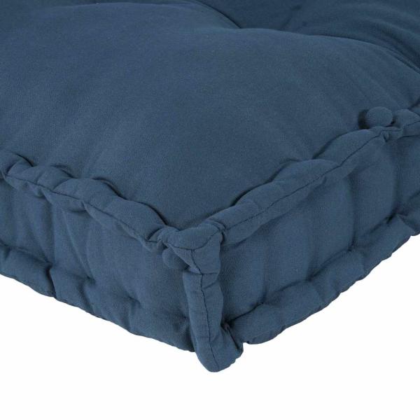 Pallet Sofa Kissen mit Arm- und Rückenstütze - Blaues Stoff