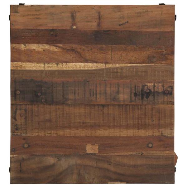 Couchtisch 55x60x40 cm Massivholz Altholz