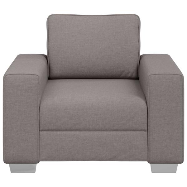 ARDEBO.de - Sofa Stuhl in Taupe - 59 cm Stoff