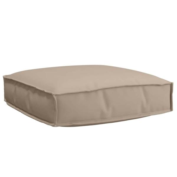 ARDEBO.de - Palettenkissen für Sitz Taupe 60x60x12 cm Oxford Stoff