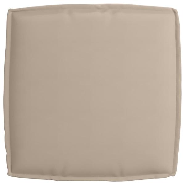 Palettenkissen für Sitz Taupe 60x60x12 cm Oxford Stoff