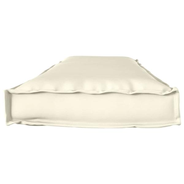 ARDEBO.de - Pallet Kissen für Bank Creme 140x40x8 cm Oxford Stoff