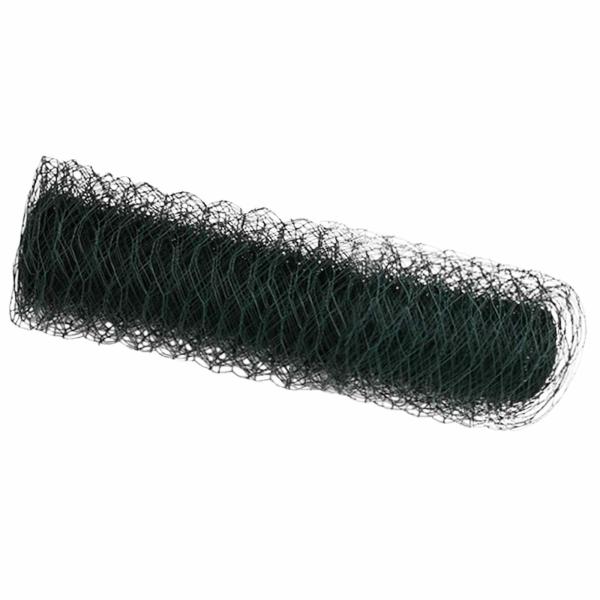 Sechseckgeflechtzaun 0,4 x 10 m PVC Grün
