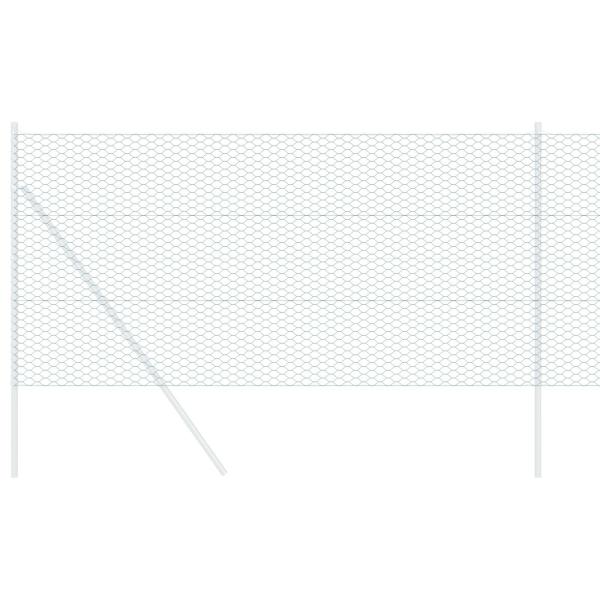 Sechseckzaun Grün 1.4x10 m Stahl