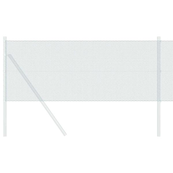 Sechseckzaun Grün 0.5x50 m Stahl