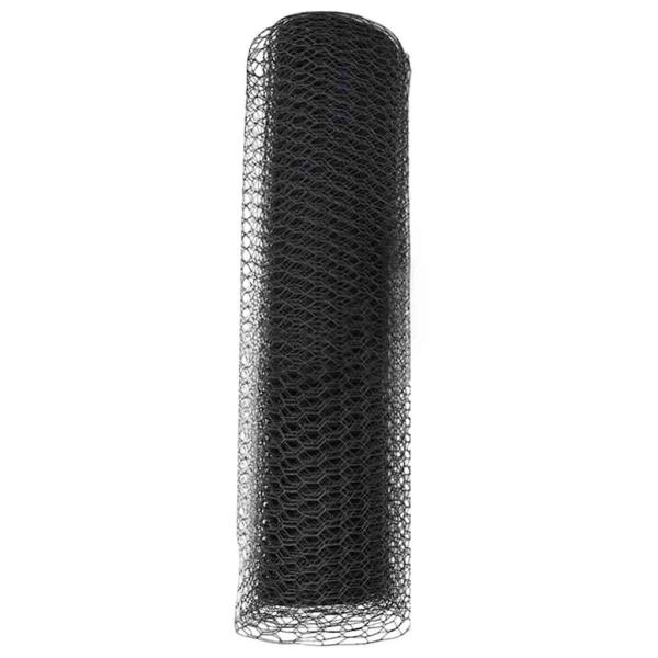 Sechseckzaun Grau 0.6x50 m Stahl