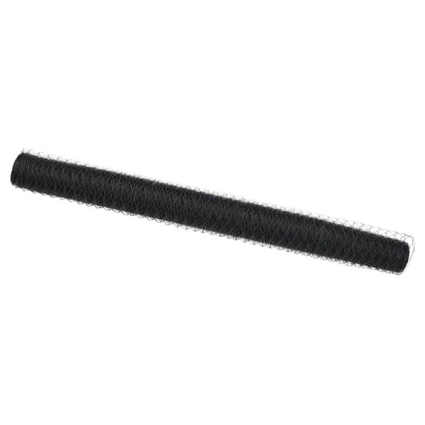 Sechseckzaun Grau 1.5x100 m Stahl