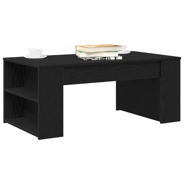 Couchtisch Schwarz Eiche 102x55x42 cm Holzwerkstoff