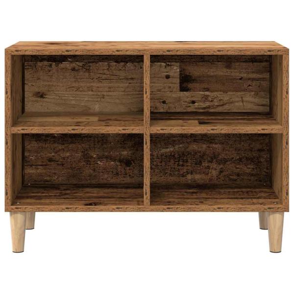 TV-Schrank mit Holzbein Altholz 69,5x30x50 cm